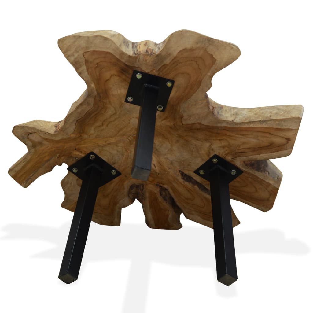 Salontafel 80x70x38 cm echt teakhout is nu te koop bij PeponiXL, paradijselijk wonen!