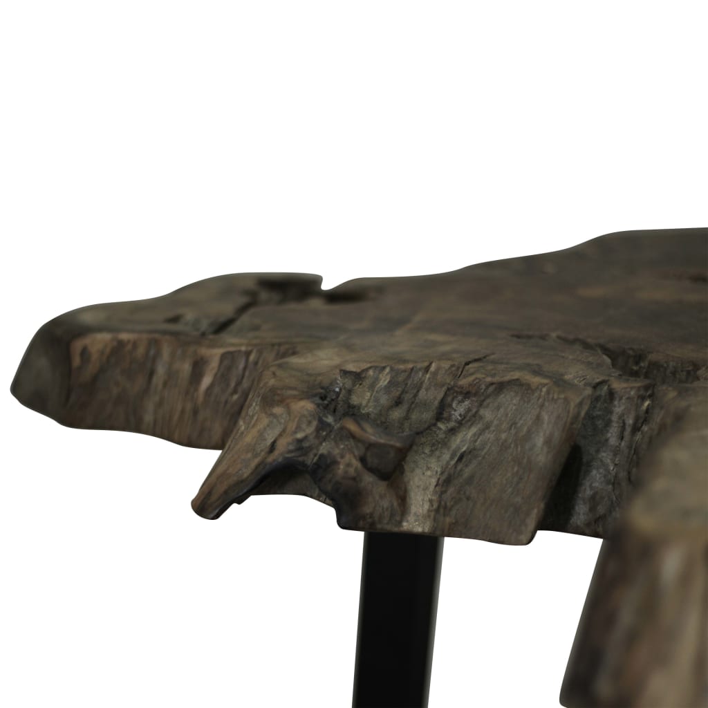 Salontafel 80x70x38 cm echt teakhout is nu te koop bij PeponiXL, paradijselijk wonen!