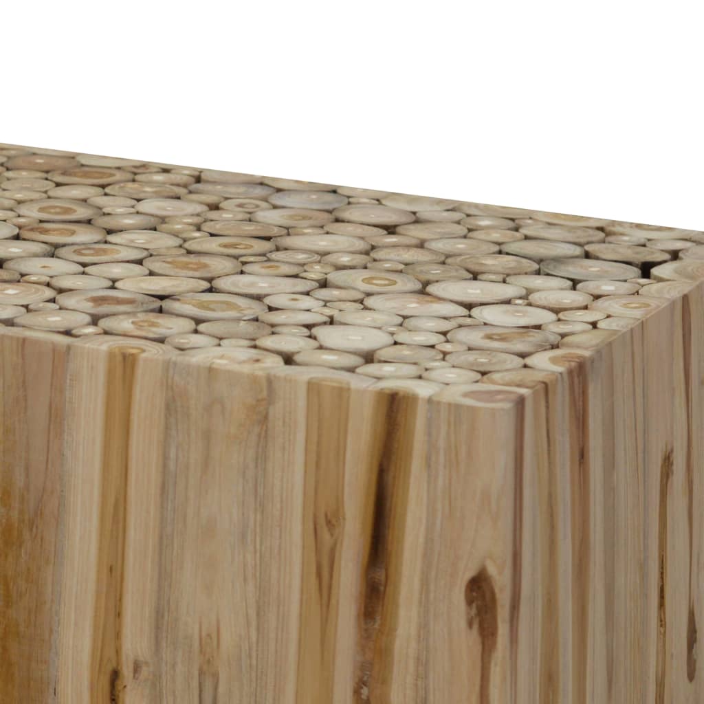 Salontafel 90x50x30 cm echt teakhout is nu te koop bij PeponiXL, paradijselijk wonen!