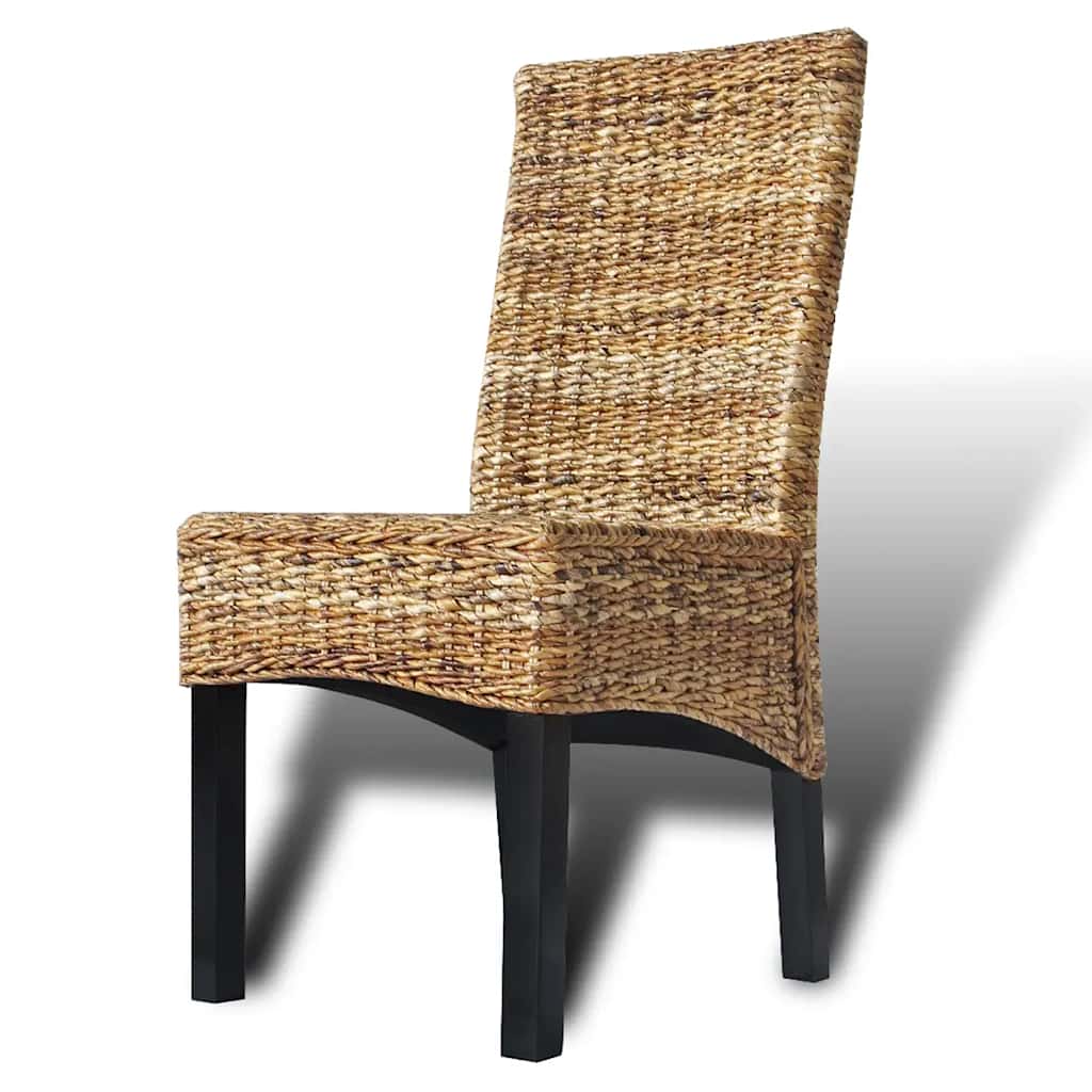 Eetkamerstoelen 6 st abaca en massief mangohout is nu te koop bij PeponiXL, paradijselijk wonen!