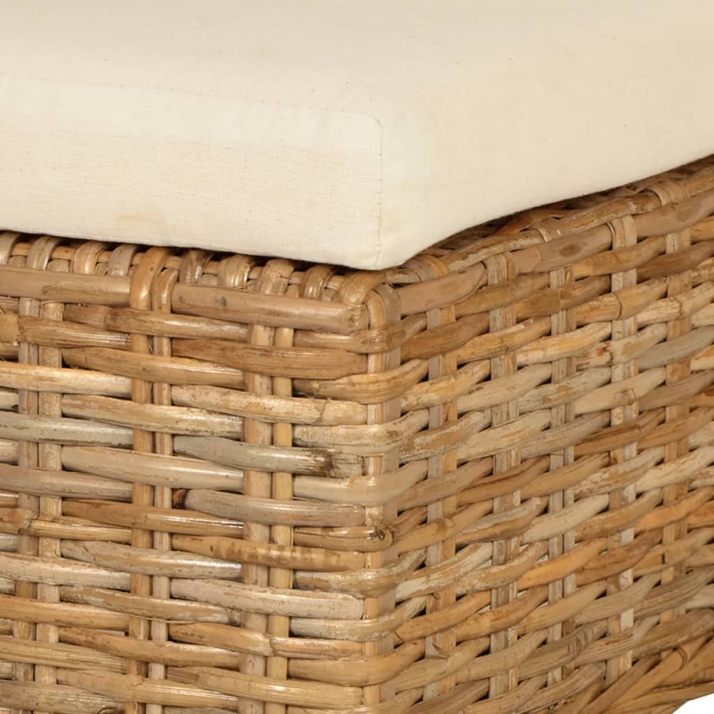 Eetkamerstoel 4 st kubu rattan mangohout is nu te koop bij PeponiXL, paradijselijk wonen!