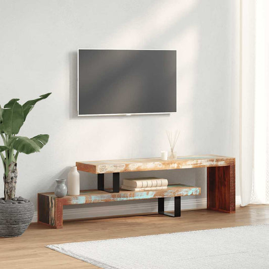 Tv-meubel massief gerecycled hout is nu te koop bij PeponiXL, paradijselijk wonen!