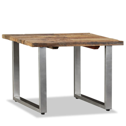 Salontafel 55x55x40 cm massief gerecycled hout is nu te koop bij PeponiXL, paradijselijk wonen!