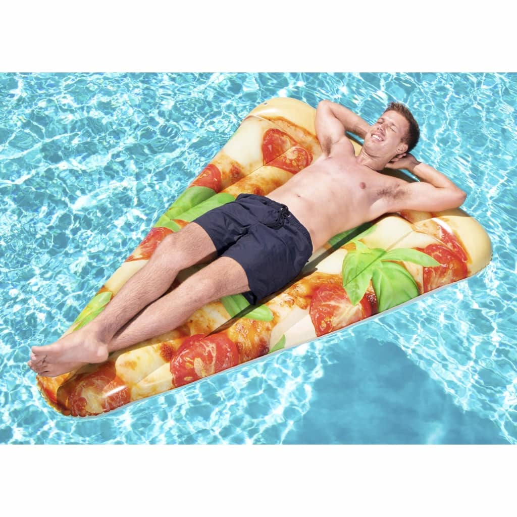 Bestway Ligbed drijvend Pizza Party 188x130 cm is nu te koop bij PeponiXL, paradijselijk wonen!