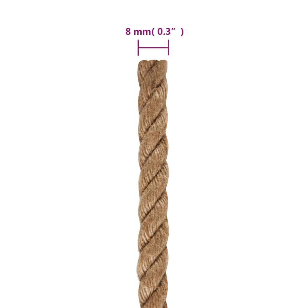 Touw 100% jute 8 mm 500 m is nu te koop bij PeponiXL, paradijselijk wonen!
