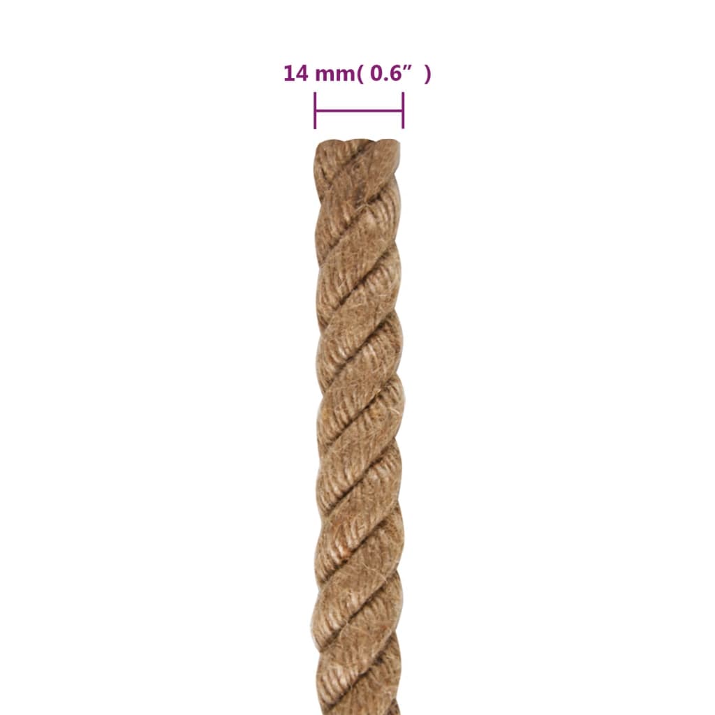 Touw 100% jute 14 mm 100 m is nu te koop bij PeponiXL, paradijselijk wonen!