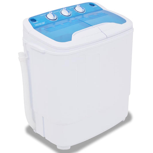 Mini wasmachine met dubbele trommel 5,6 kg is nu te koop bij PeponiXL, paradijselijk wonen!