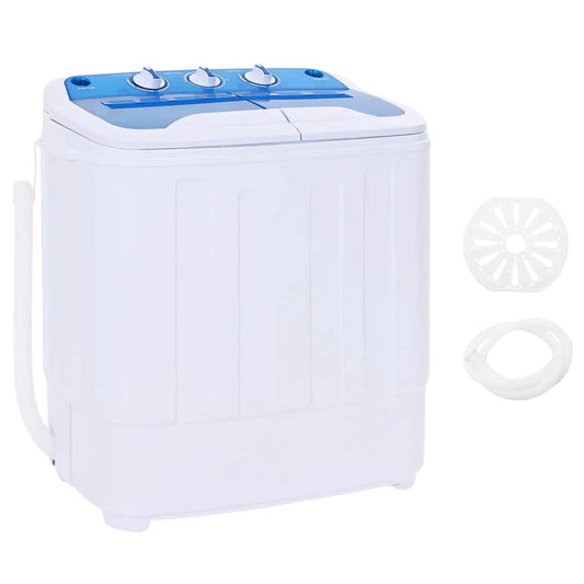 Mini wasmachine met dubbele trommel 5,6 kg is nu te koop bij PeponiXL, paradijselijk wonen!