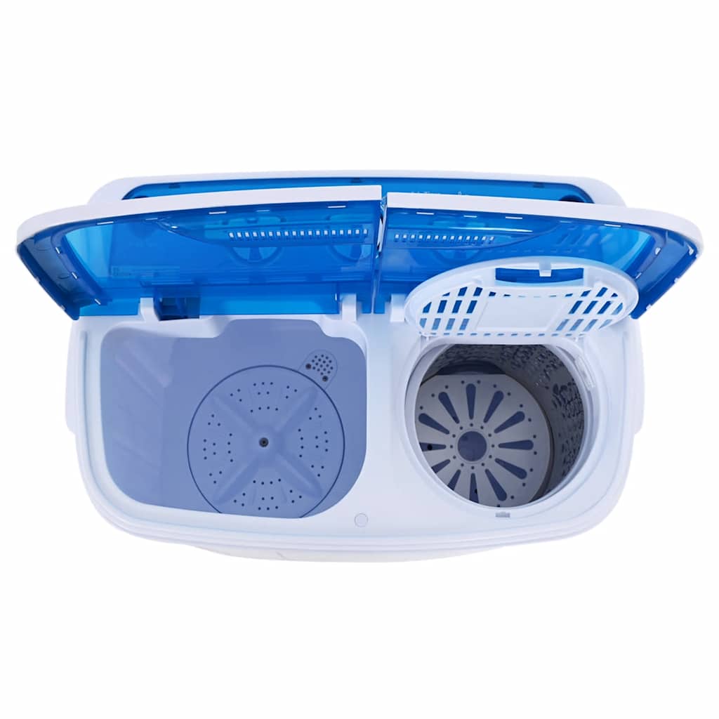 Mini wasmachine met dubbele trommel 5,6 kg is nu te koop bij PeponiXL, paradijselijk wonen!