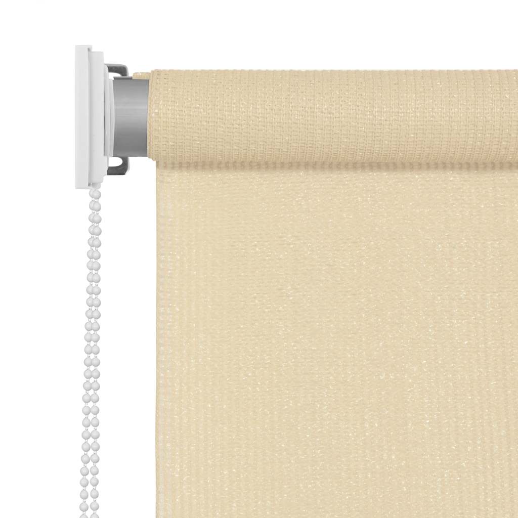 Rolgordijn voor buiten 185(B)x140(H) cm crèmekleurig is nu te koop bij PeponiXL, paradijselijk wonen!
