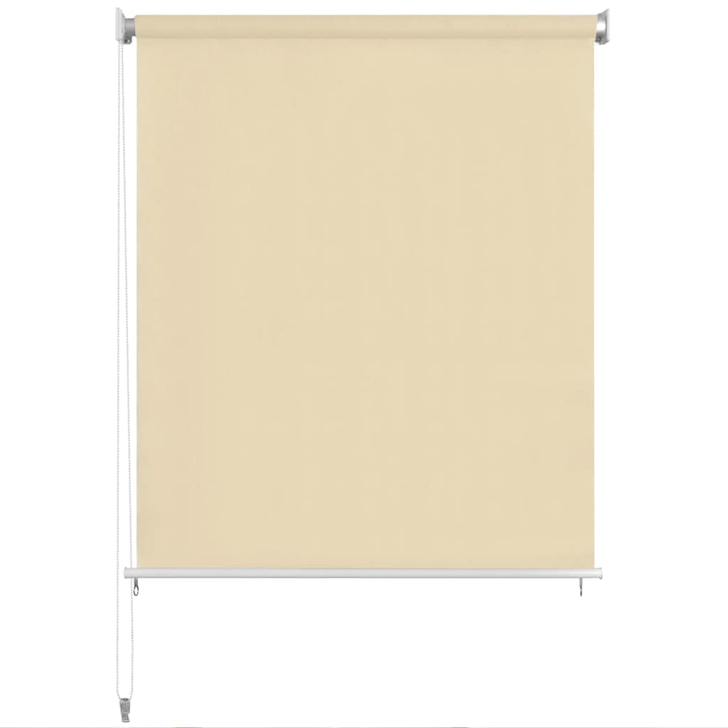 Rolgordijn voor buiten 205(B)x230(H) cm crèmekleurig is nu te koop bij PeponiXL, paradijselijk wonen!