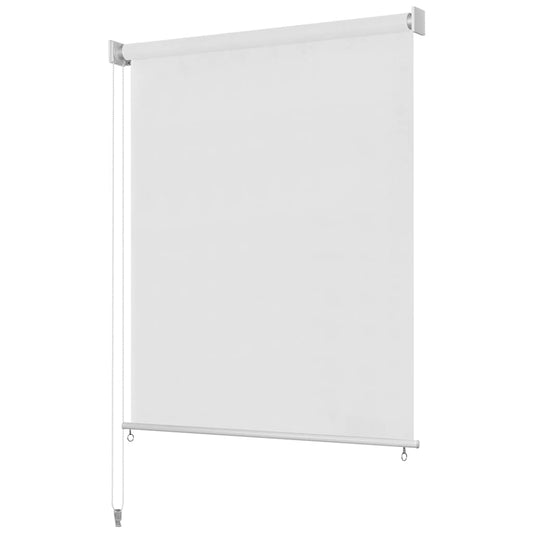 Rolgordijn voor buiten 125(B)x140(H) cm wit is nu te koop bij PeponiXL, paradijselijk wonen!