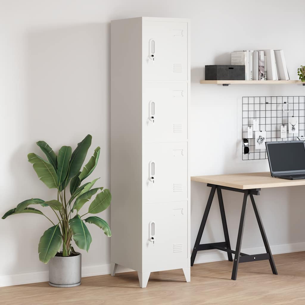 Lockerkast met 4 vakken 38x45x180 cm is nu te koop bij PeponiXL, paradijselijk wonen!