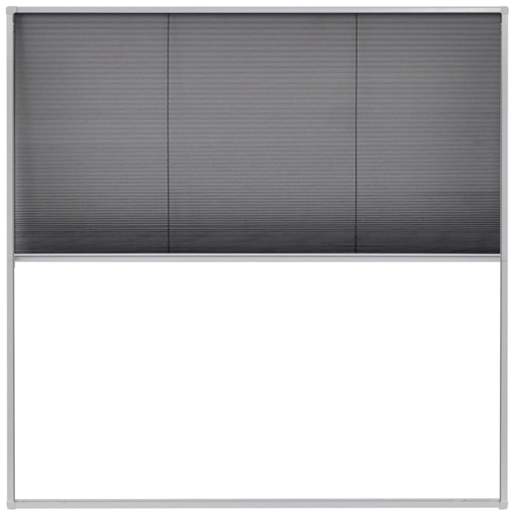 Raamhor plissé 120x120 cm aluminium is nu te koop bij PeponiXL, paradijselijk wonen!