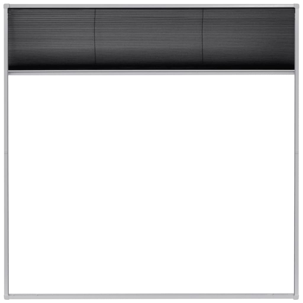 Raamhor plissé 120x120 cm aluminium is nu te koop bij PeponiXL, paradijselijk wonen!