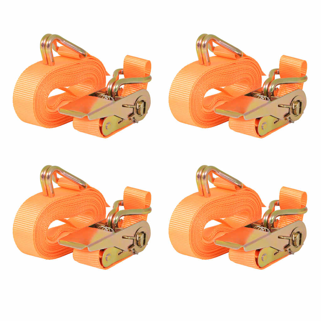 Spanbanden 0,4 ton 6mx25mm oranje 4 st is nu te koop bij PeponiXL, paradijselijk wonen!