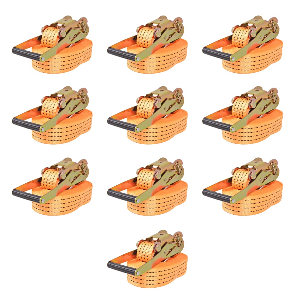 Spanbanden 2 ton 8mx50mm oranje 10 st is nu te koop bij PeponiXL, paradijselijk wonen!