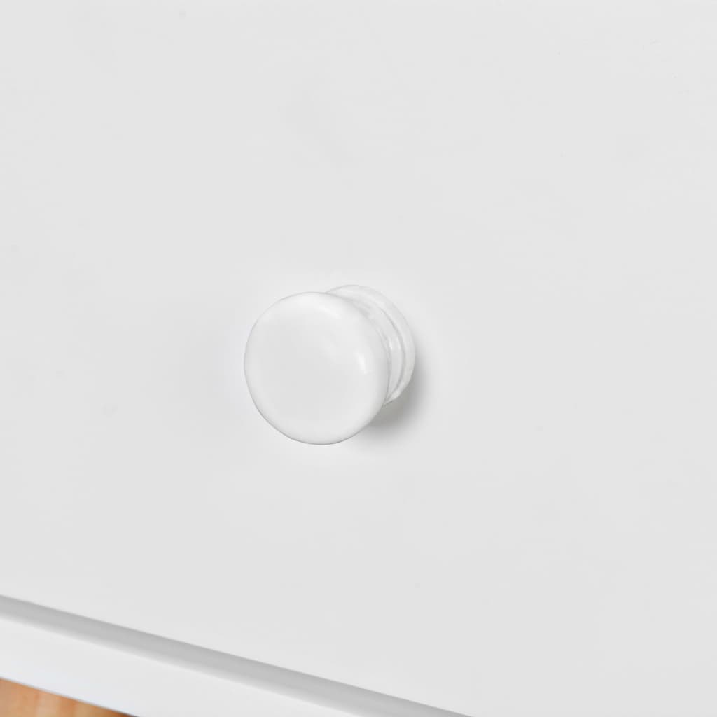 Nachtkastjes 2 st 40x30x61 cm massief grenenhout wit is nu te koop bij PeponiXL, paradijselijk wonen!