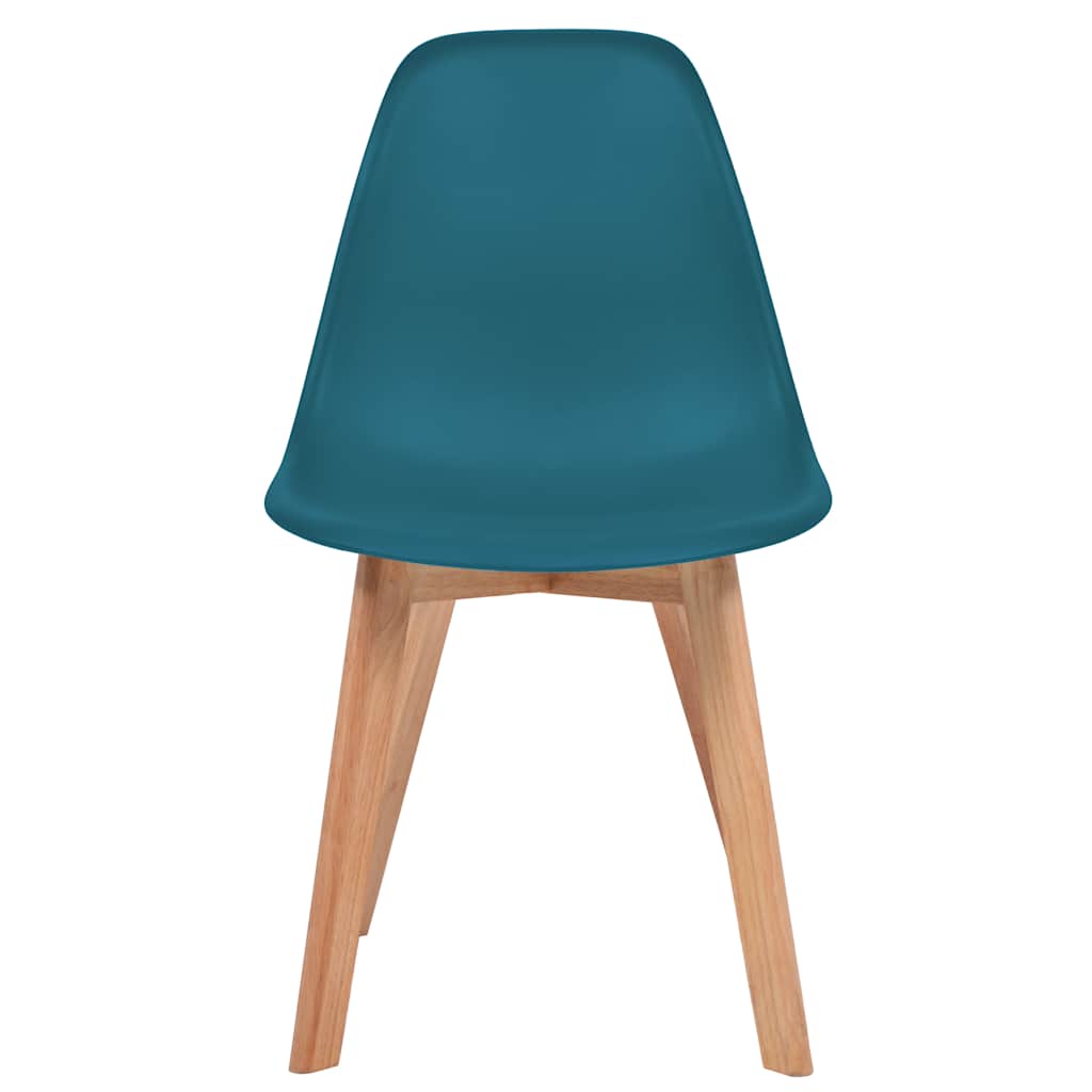 Eetkamerstoelen 6 st kunststof turquoise is nu te koop bij PeponiXL, paradijselijk wonen!