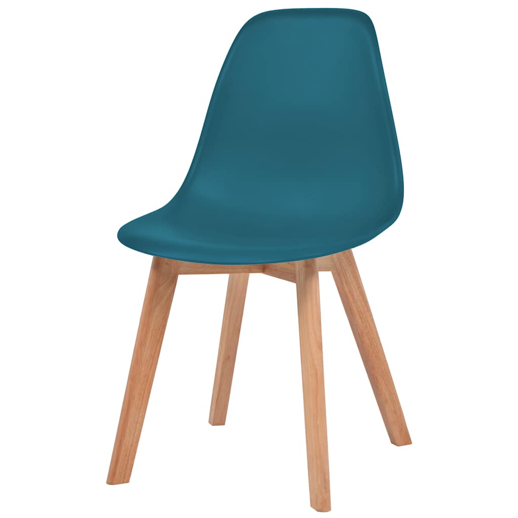 Eetkamerstoelen 6 st kunststof turquoise is nu te koop bij PeponiXL, paradijselijk wonen!