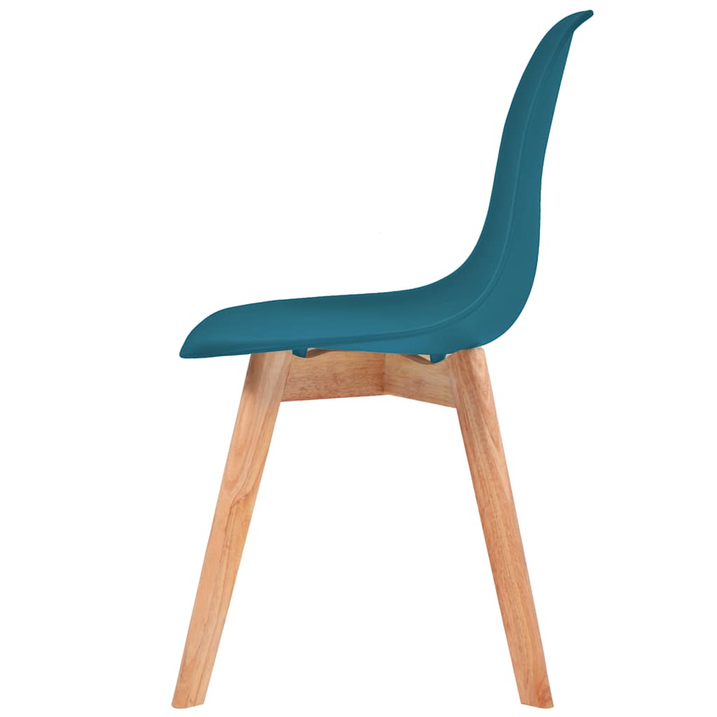 Eetkamerstoelen 6 st kunststof turquoise is nu te koop bij PeponiXL, paradijselijk wonen!