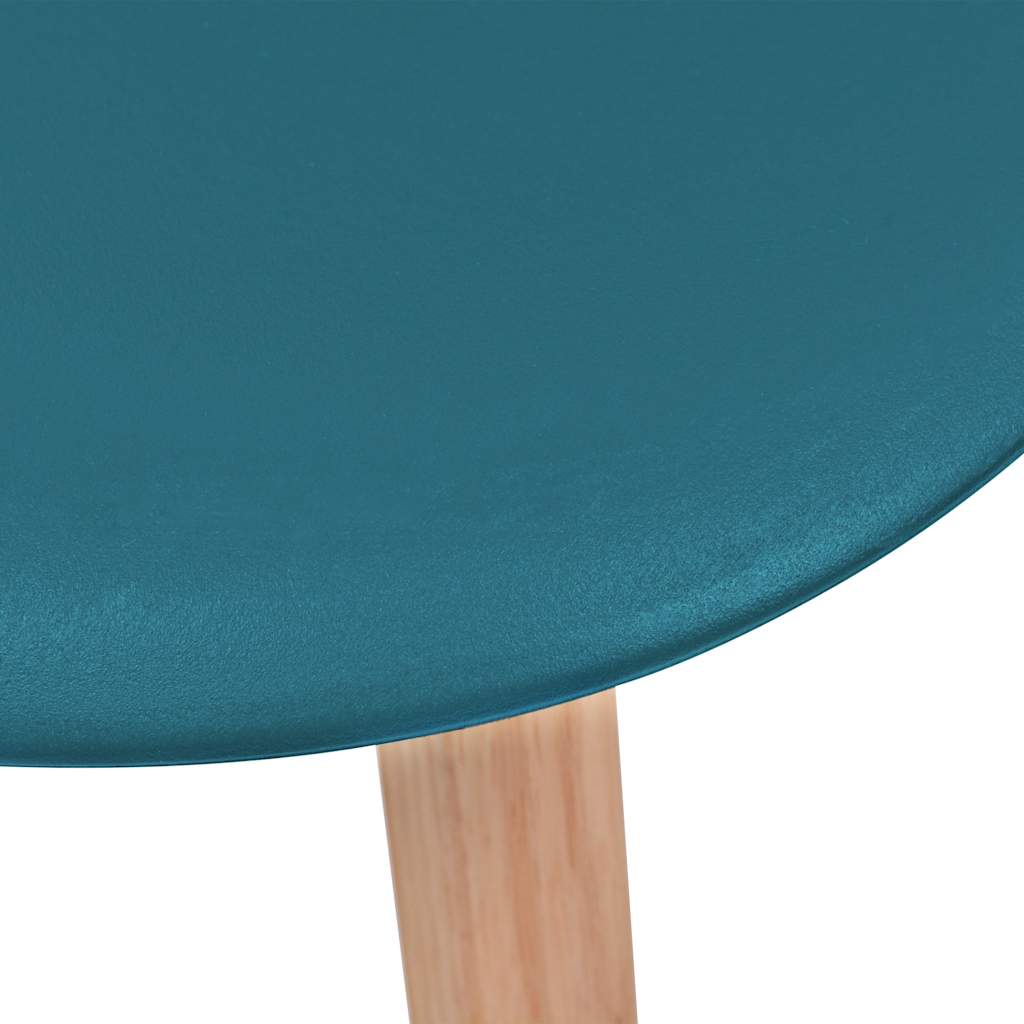 Eetkamerstoelen 6 st kunststof turquoise is nu te koop bij PeponiXL, paradijselijk wonen!