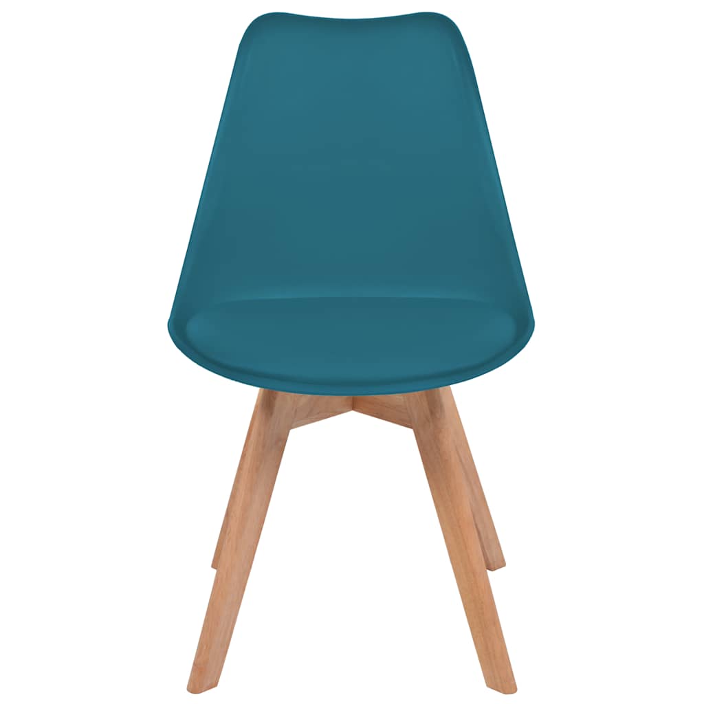 Eetkamerstoelen 4 st kunststof turquoise is nu te koop bij PeponiXL, paradijselijk wonen!