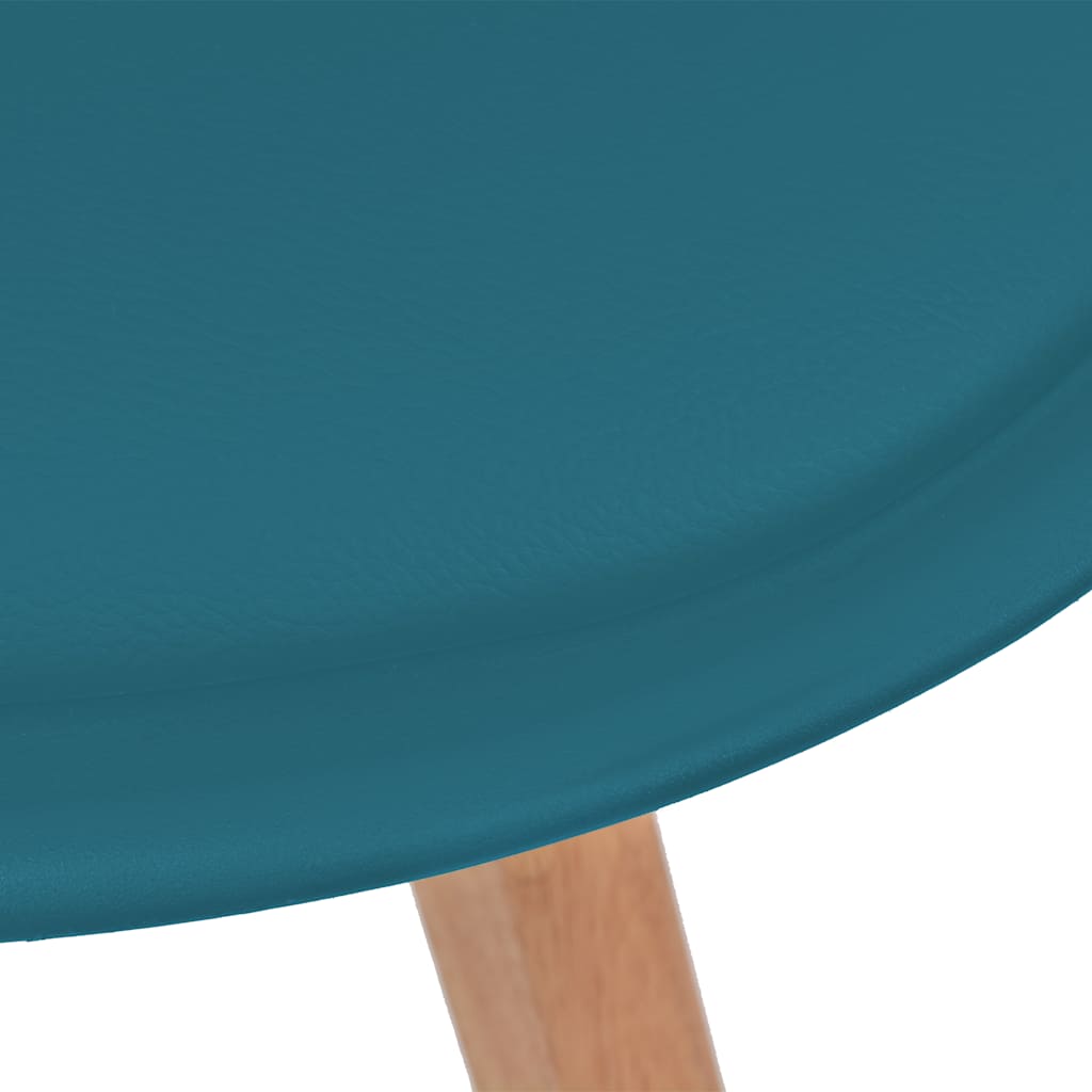 Eetkamerstoelen 4 st kunststof turquoise is nu te koop bij PeponiXL, paradijselijk wonen!
