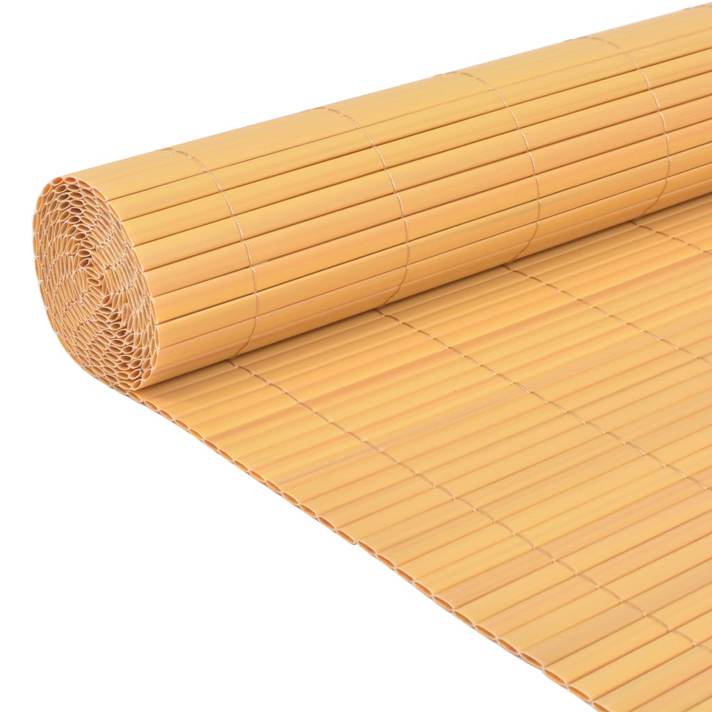 Tuinafscheiding dubbelzijdig 90x300 cm PVC geel is nu te koop bij PeponiXL, paradijselijk wonen!