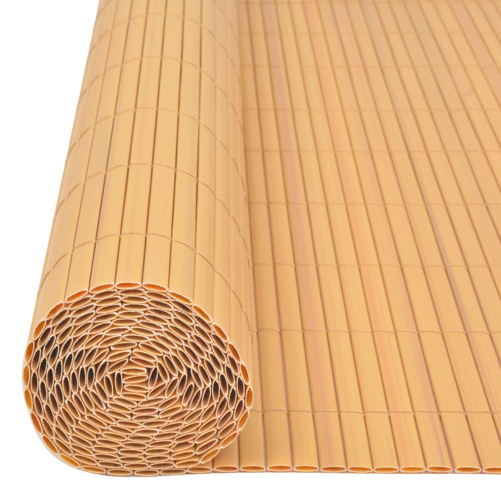 Tuinafscheiding dubbelzijdig 90x300 cm PVC geel is nu te koop bij PeponiXL, paradijselijk wonen!