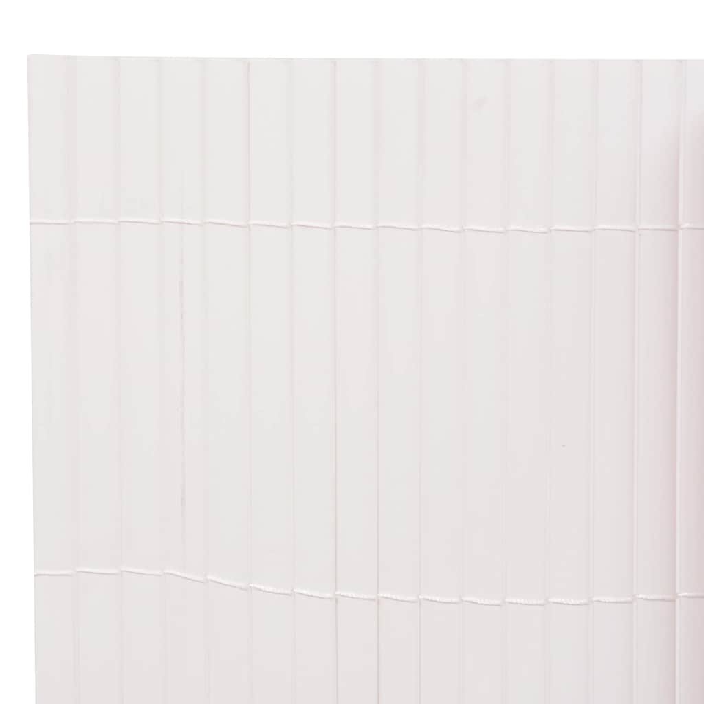 Tuinafscheiding dubbelzijdig 90x500 cm wit is nu te koop bij PeponiXL, paradijselijk wonen!