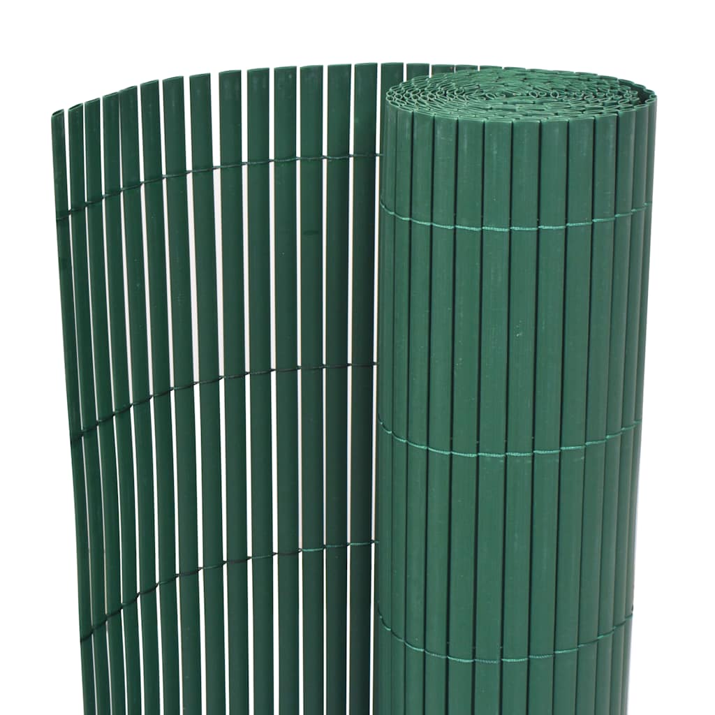 Tuinafscheiding dubbelzijdig 90x500 cm PVC groen is nu te koop bij PeponiXL, paradijselijk wonen!