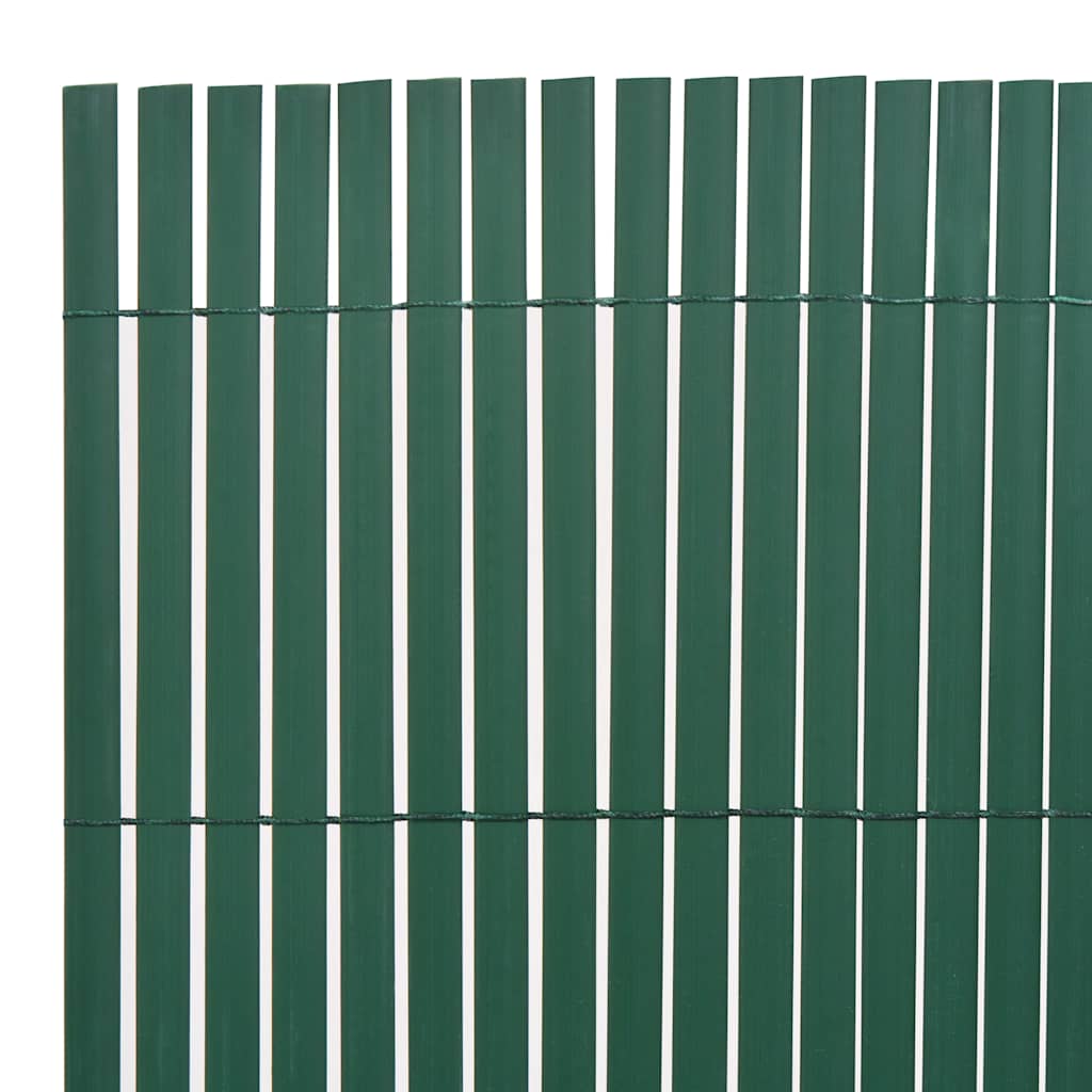 Tuinafscheiding dubbelzijdig 90x500 cm PVC groen is nu te koop bij PeponiXL, paradijselijk wonen!
