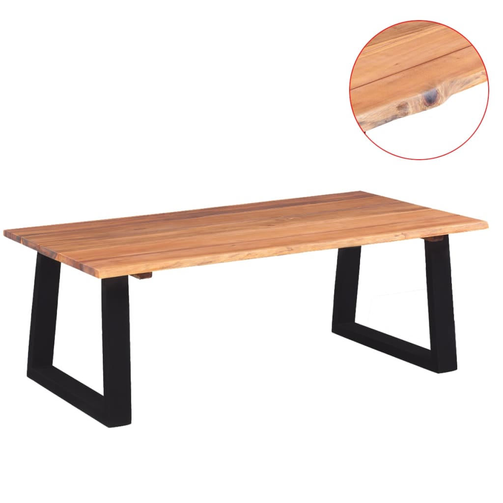 Salontafel massief acaciahout 110x60x40 cm is nu te koop bij PeponiXL, paradijselijk wonen!