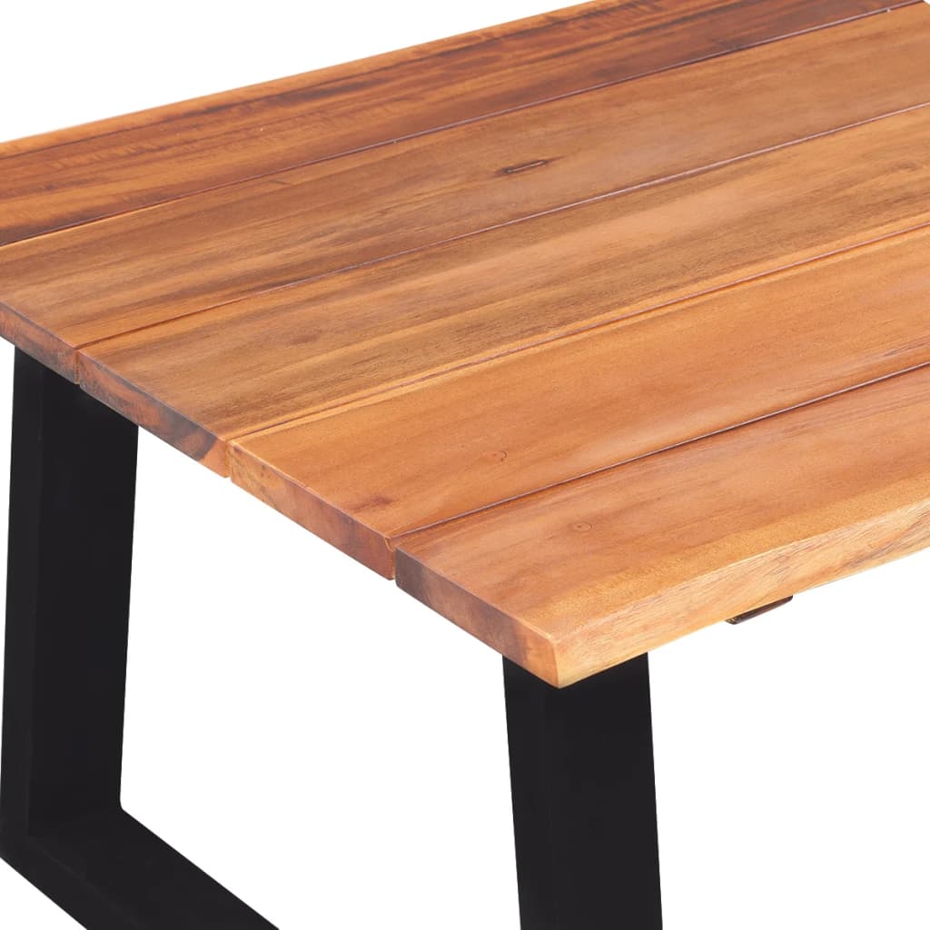 Salontafel massief acaciahout 110x60x40 cm is nu te koop bij PeponiXL, paradijselijk wonen!