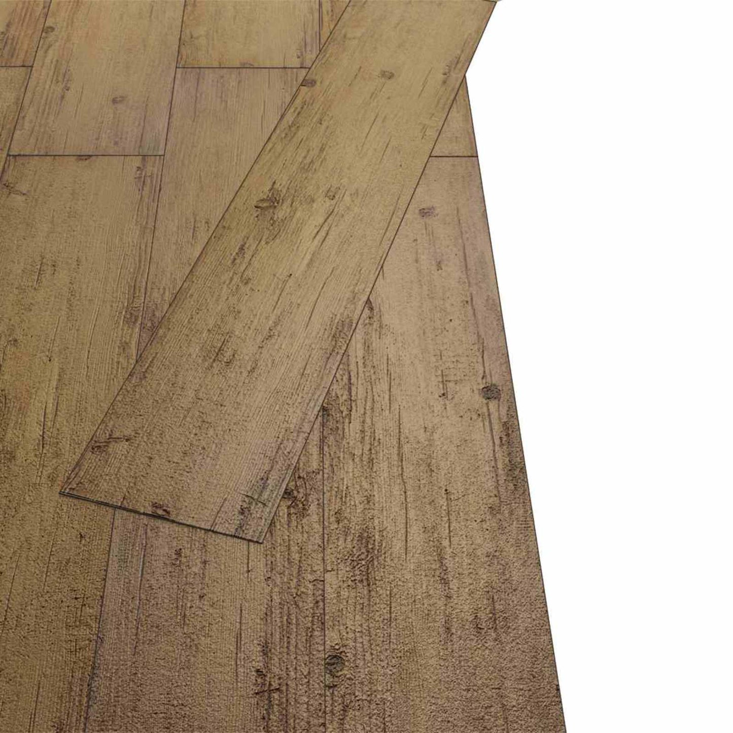 Vloerplanken 18 pcs Walnoot Bruin 5,26 m² PVC is nu te koop bij PeponiXL, paradijselijk wonen!