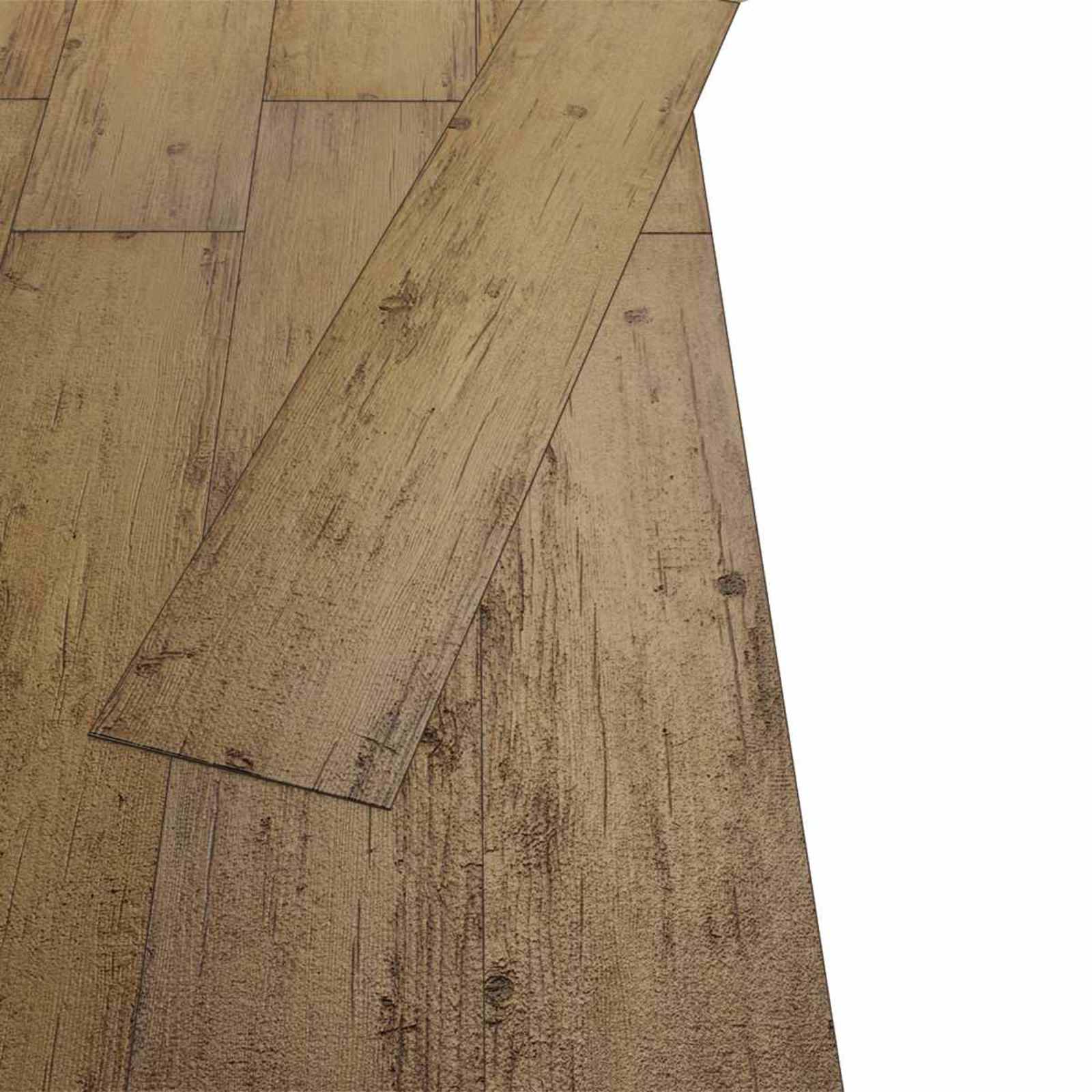 Vloerplanken 18 pcs Walnoot Bruin 5,26 m² PVC is nu te koop bij PeponiXL, paradijselijk wonen!