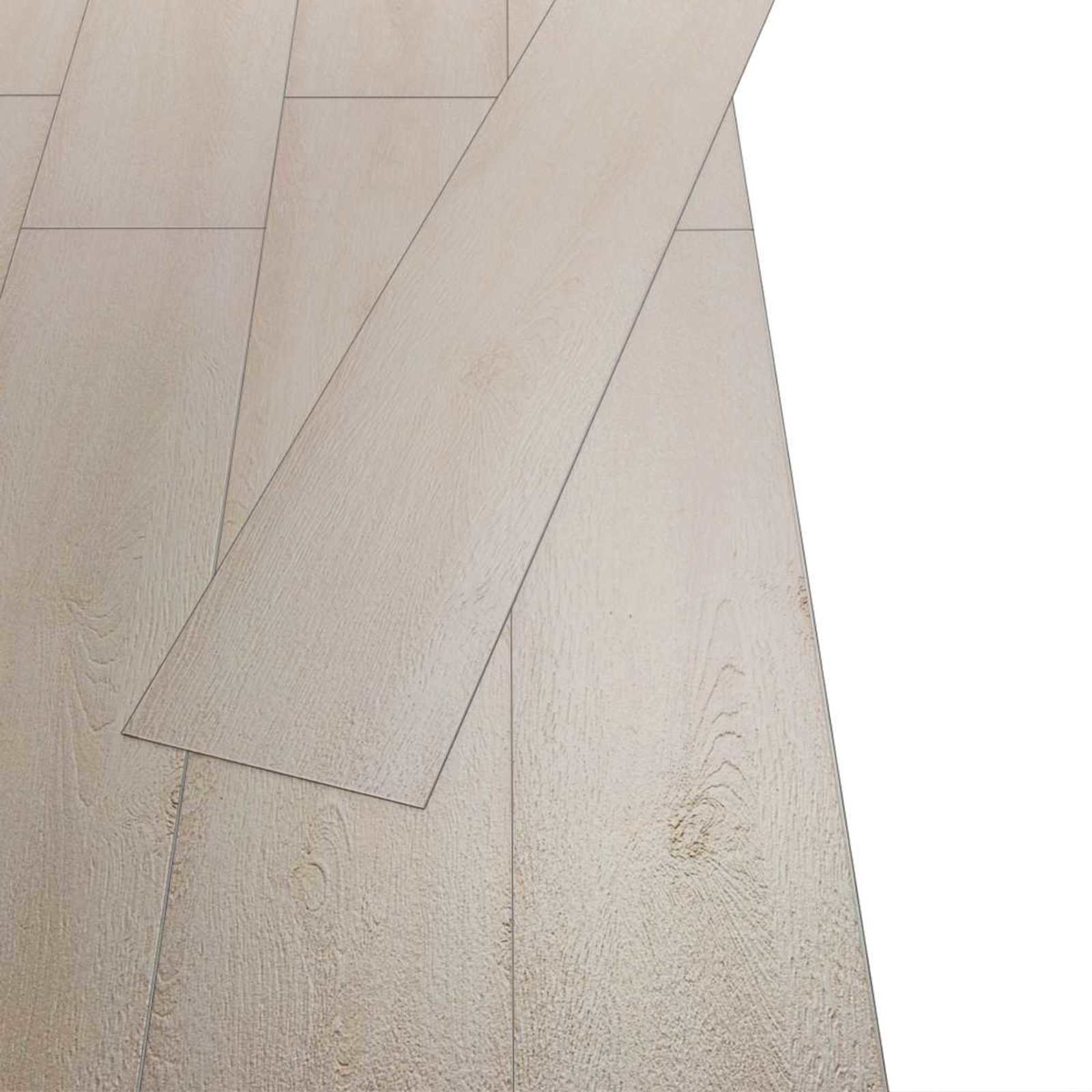 Vloerplanken 18 pcs Wit 5,26 m² PVC is nu te koop bij PeponiXL, paradijselijk wonen!