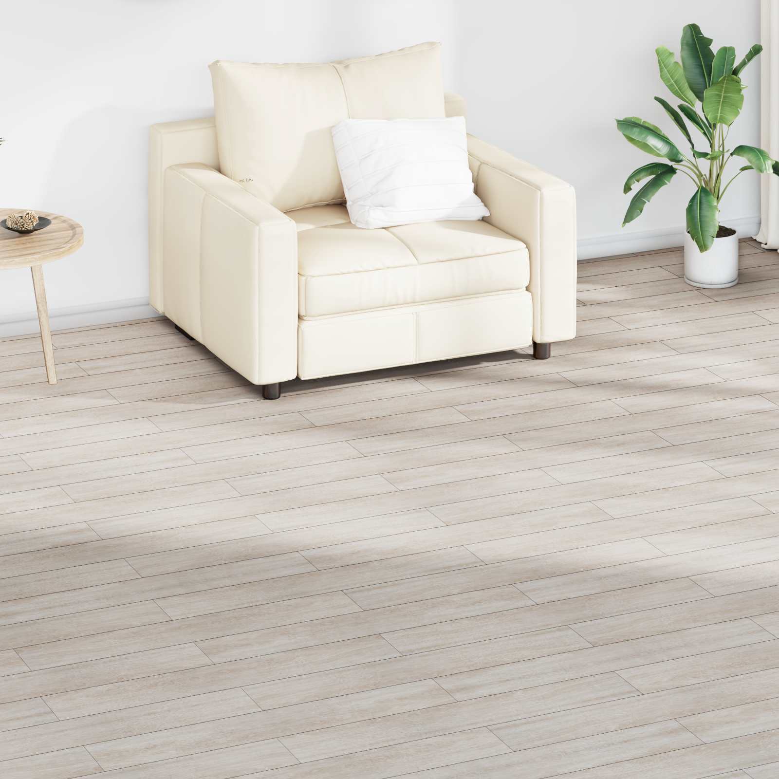Vloerplanken 36 pcs Eiken Klassiek Wit 5,02 m² PVC is nu te koop bij PeponiXL, paradijselijk wonen!