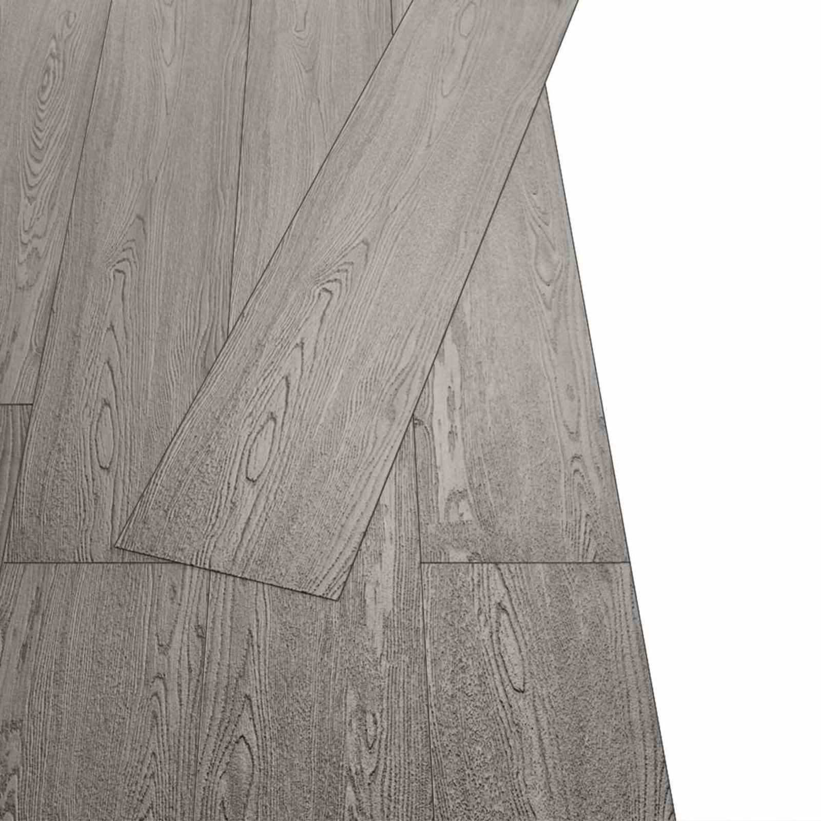 Vloerplanken 36 pcs Donkergrijs 5,02 m² PVC is nu te koop bij PeponiXL, paradijselijk wonen!