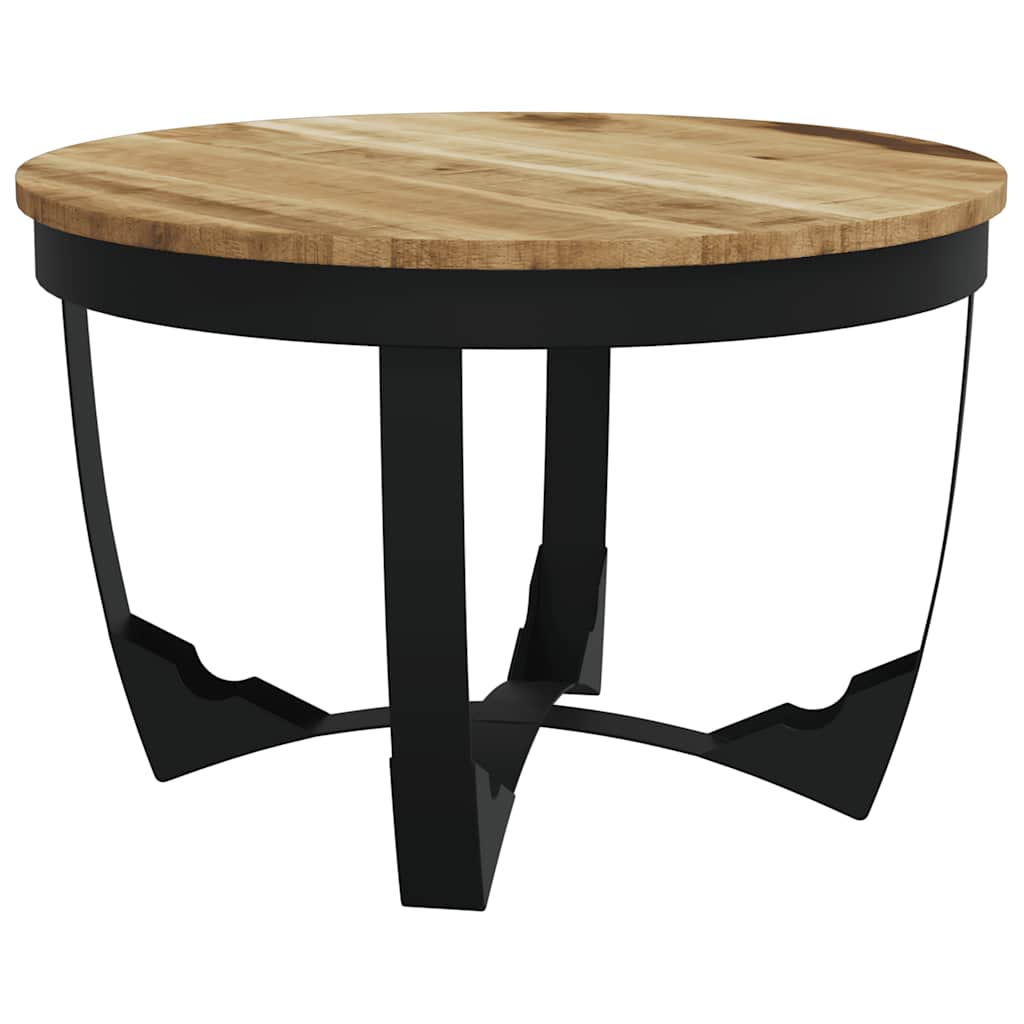 Salontafel 60x40 cm massief ruw mangohout is nu te koop bij PeponiXL, paradijselijk wonen!