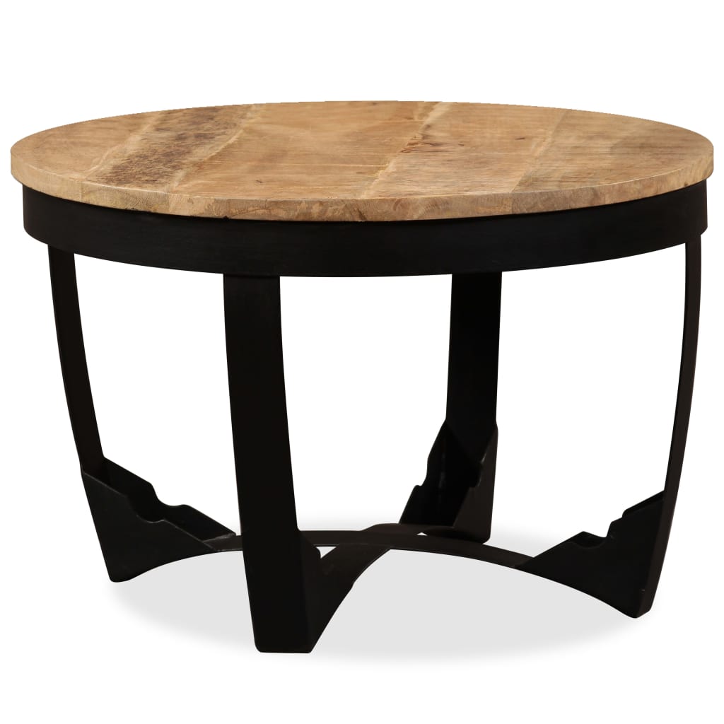Salontafel 60x40 cm massief ruw mangohout is nu te koop bij PeponiXL, paradijselijk wonen!