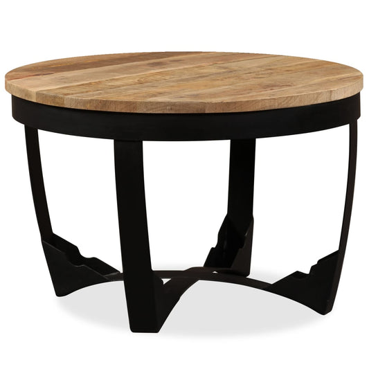 Salontafel 60x40 cm massief ruw mangohout is nu te koop bij PeponiXL, paradijselijk wonen!