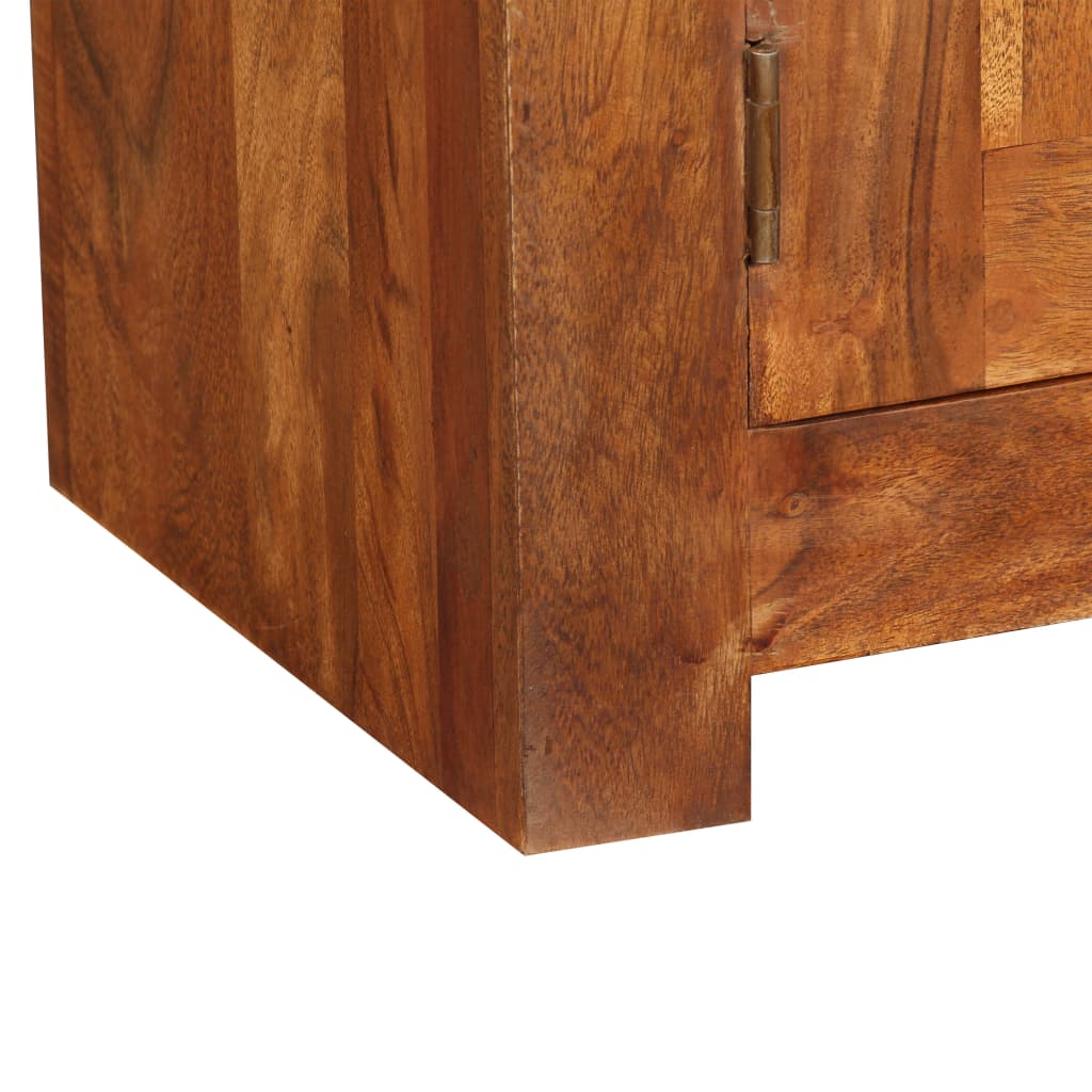 Tv-meubel 120x30x40 cm massief hout met honingafwerking is nu te koop bij PeponiXL, paradijselijk wonen!