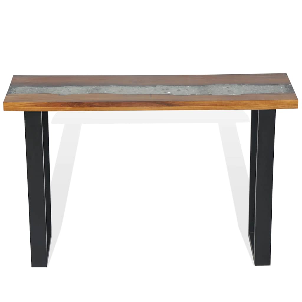 Wandtafel 100x35x75 cm teakhout is nu te koop bij PeponiXL, paradijselijk wonen!