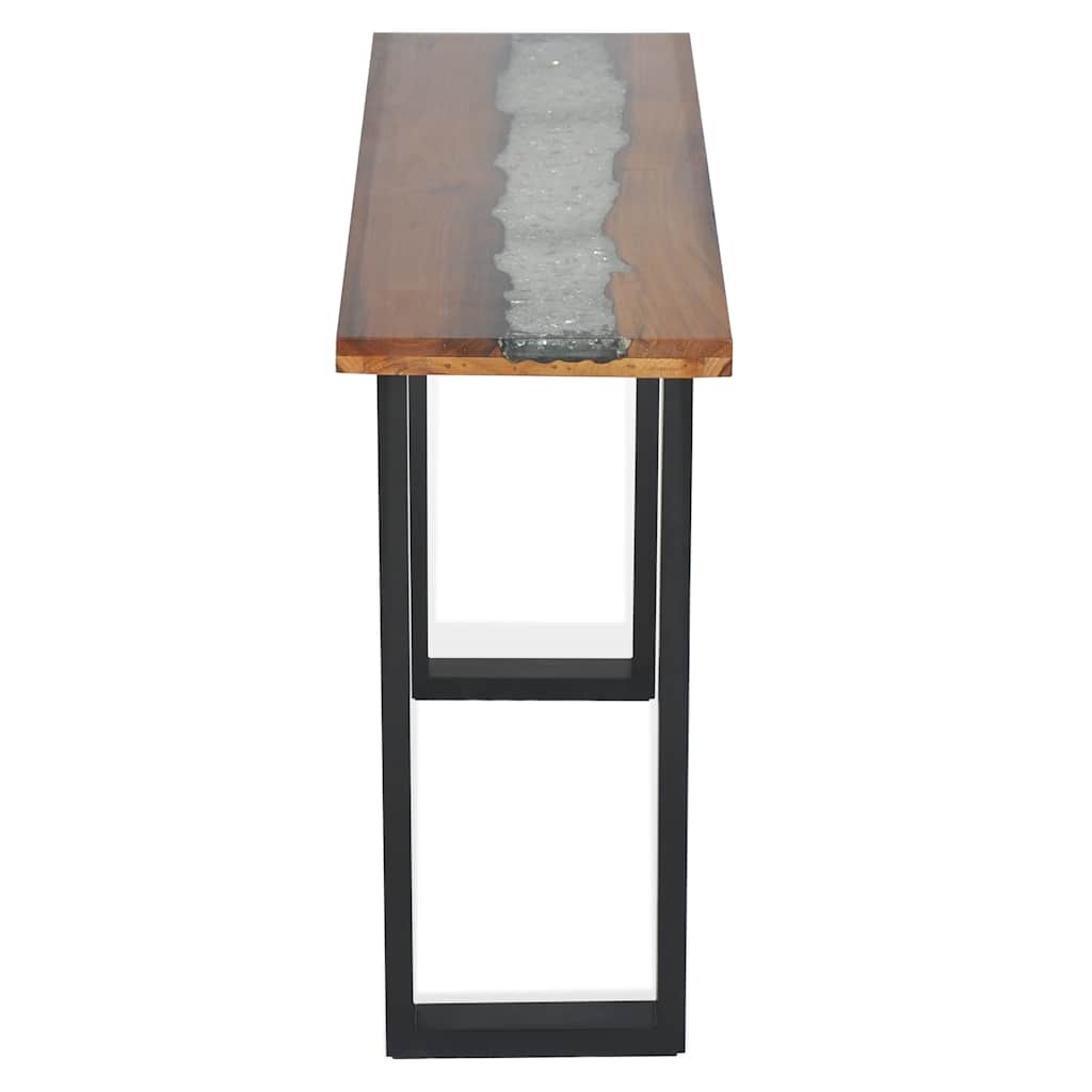 Wandtafel 100x35x75 cm teakhout is nu te koop bij PeponiXL, paradijselijk wonen!