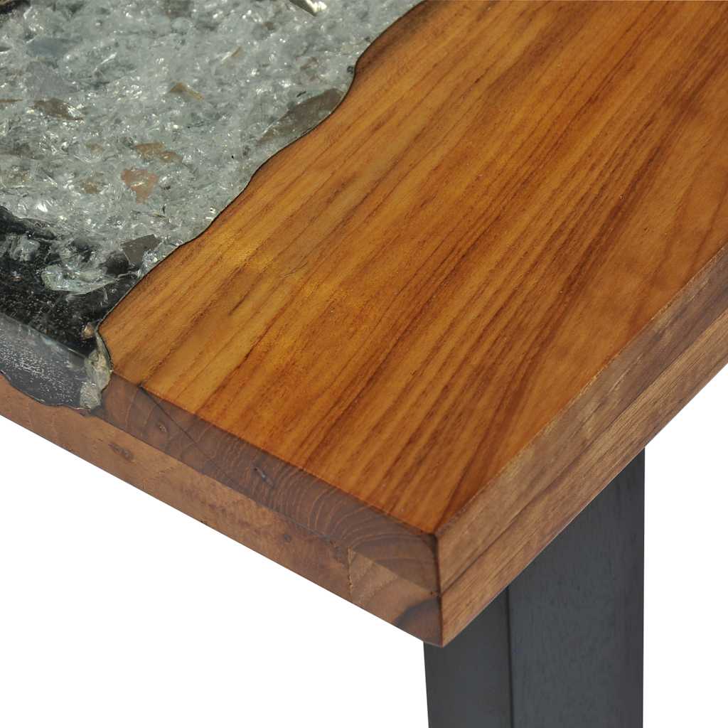 Wandtafel 100x35x75 cm teakhout is nu te koop bij PeponiXL, paradijselijk wonen!