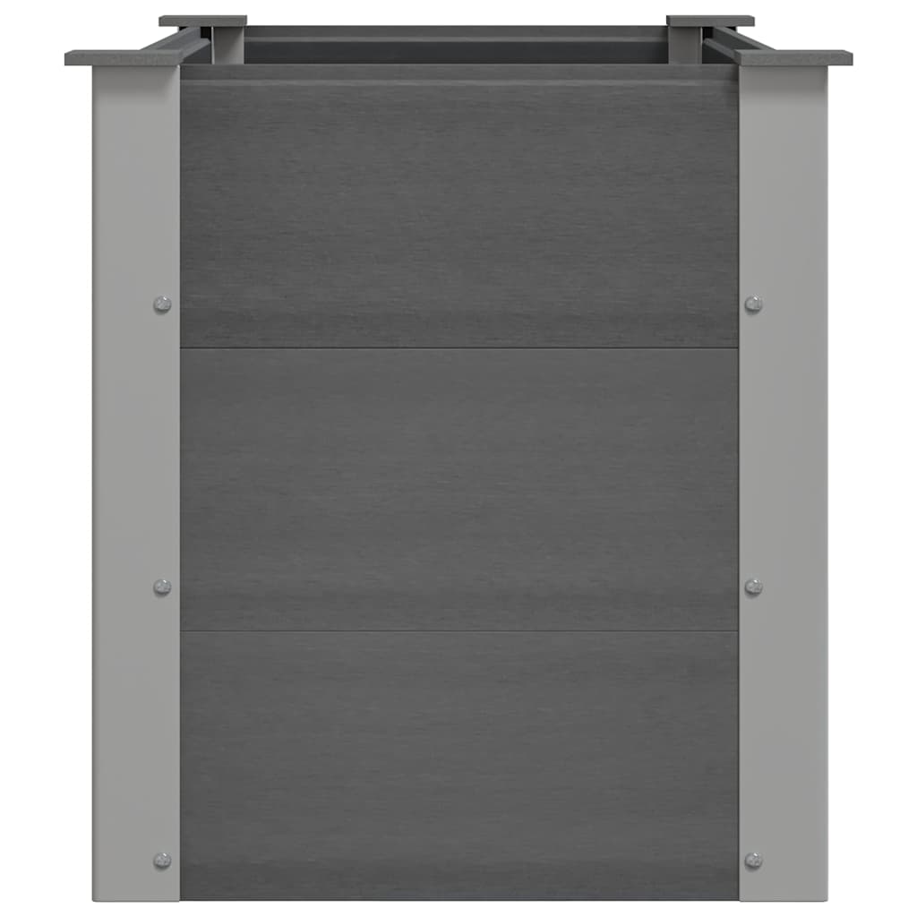 Plantenbak verhoogd 100x50x54 cm HKC grijs is nu te koop bij PeponiXL, paradijselijk wonen!