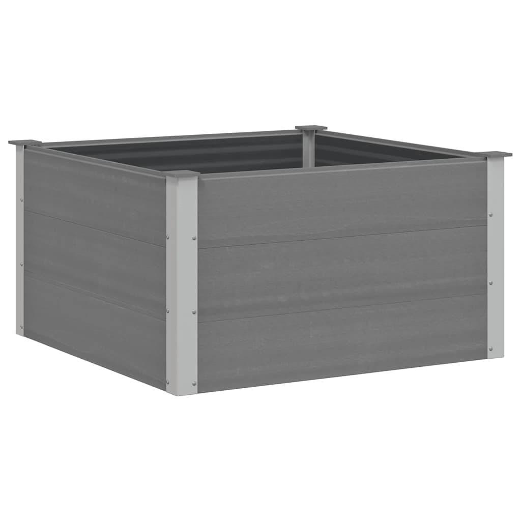 Plantenbak verhoogd 100x100x54 cm HKC grijs is nu te koop bij PeponiXL, paradijselijk wonen!