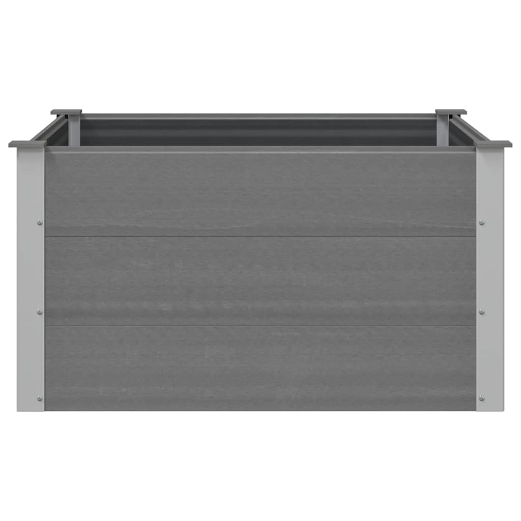 Plantenbak verhoogd 100x100x54 cm HKC grijs is nu te koop bij PeponiXL, paradijselijk wonen!